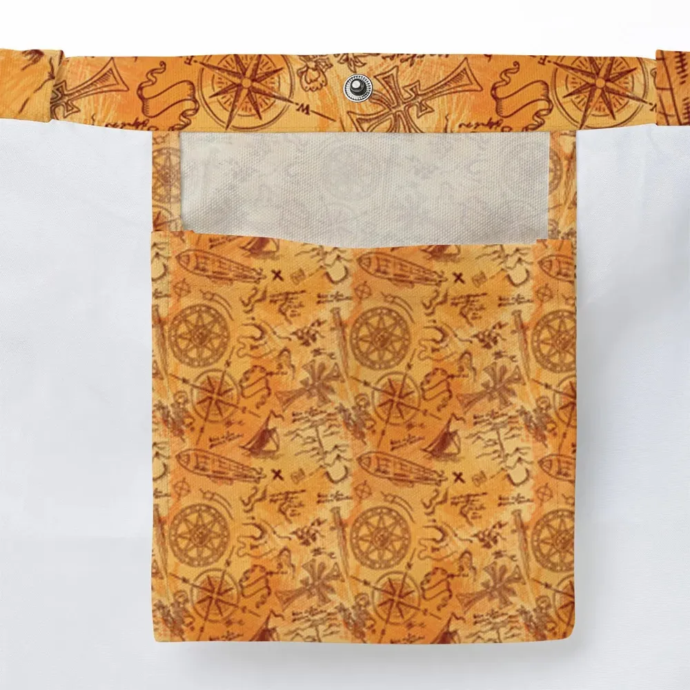 Vintage Adventure Map Indiana Jones Large Tote Bag - 3