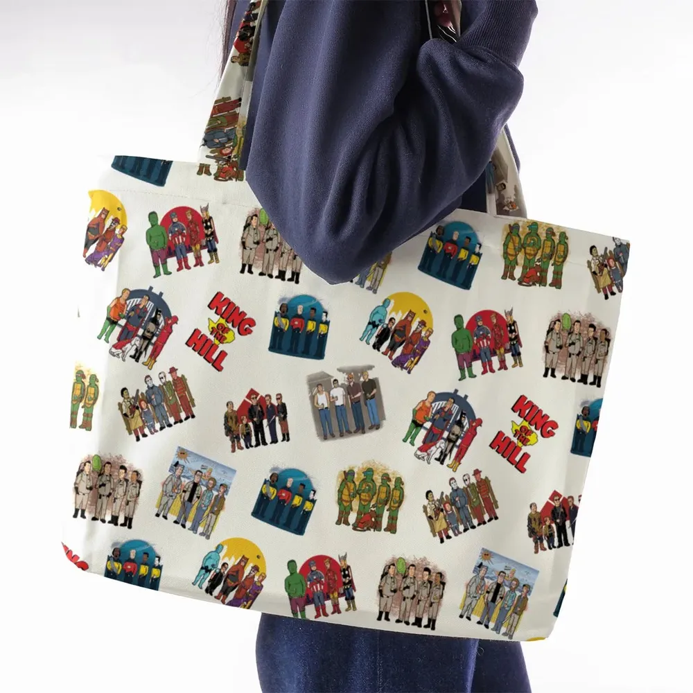 Hank's Friends King Of The Hill Parody Large Tote Bag - 2