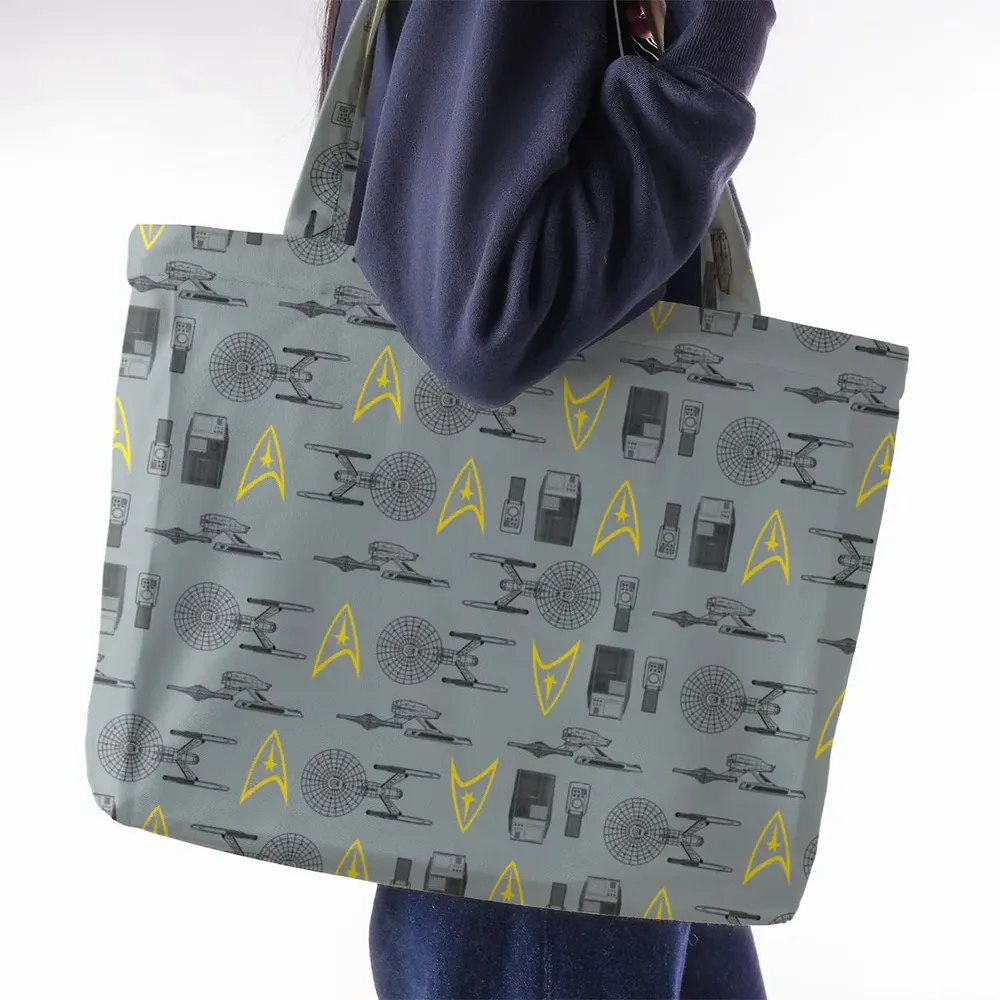 S.T Shipyard Star Trek Large Tote Bag - 2
