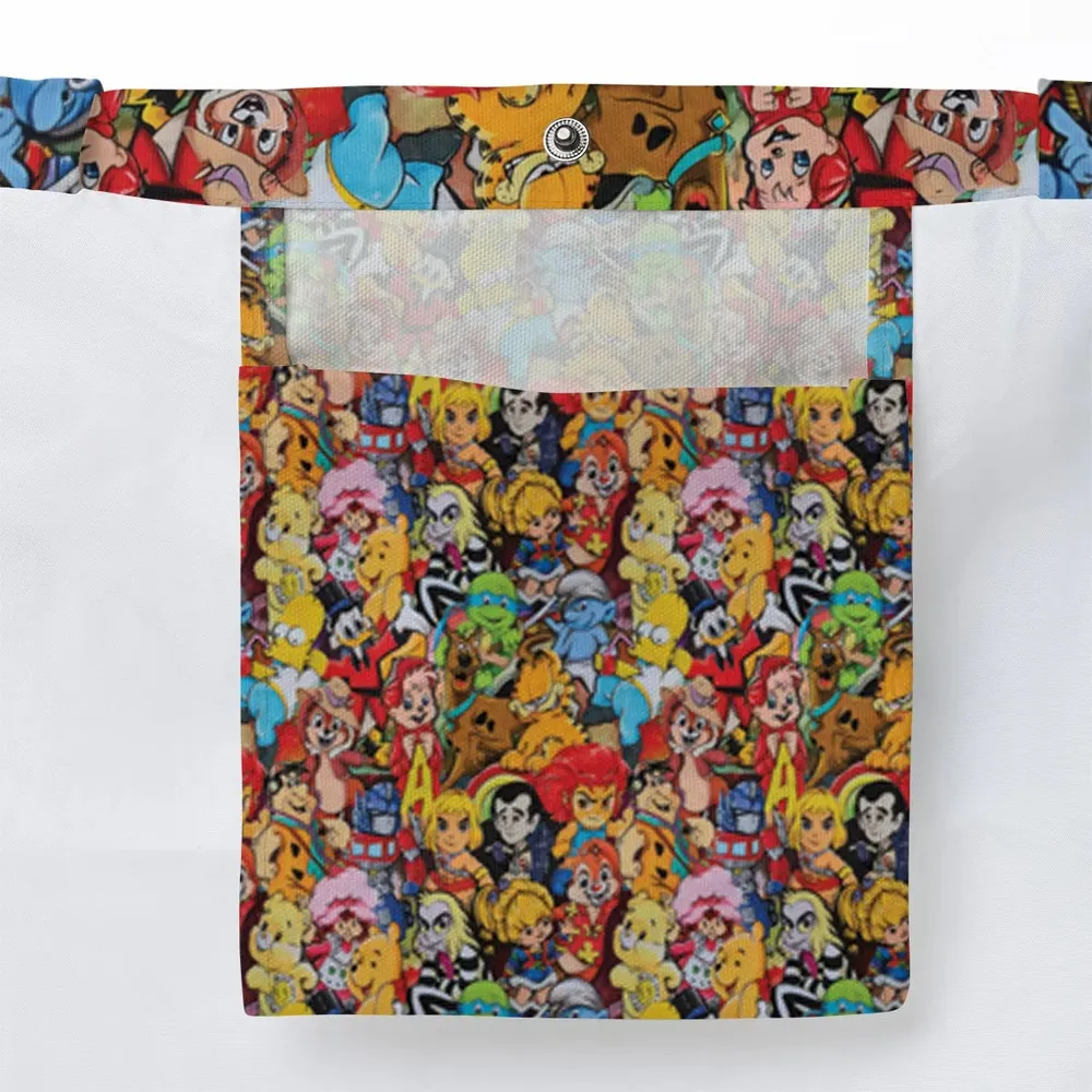 Old Cartoon Characters Large Tote Bag - 3