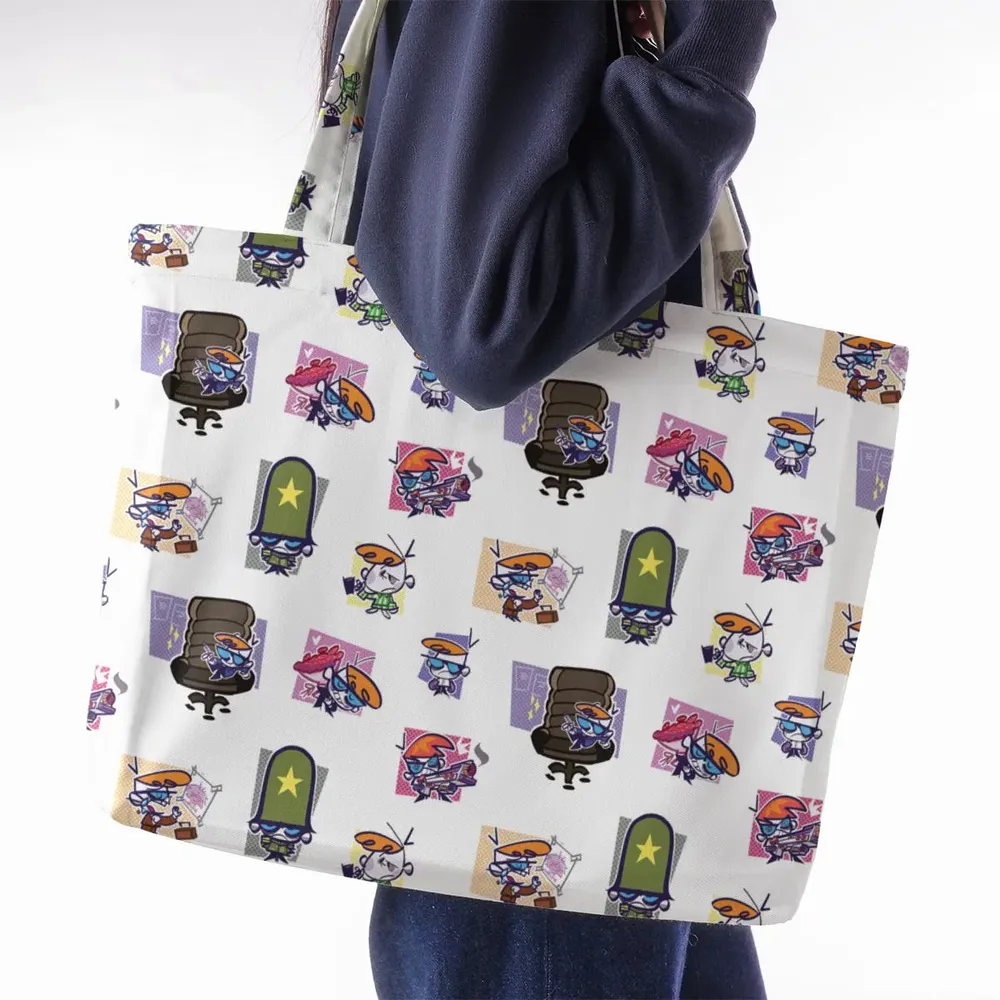 Dexter's Laboratory Characters Large Tote Bag - 2