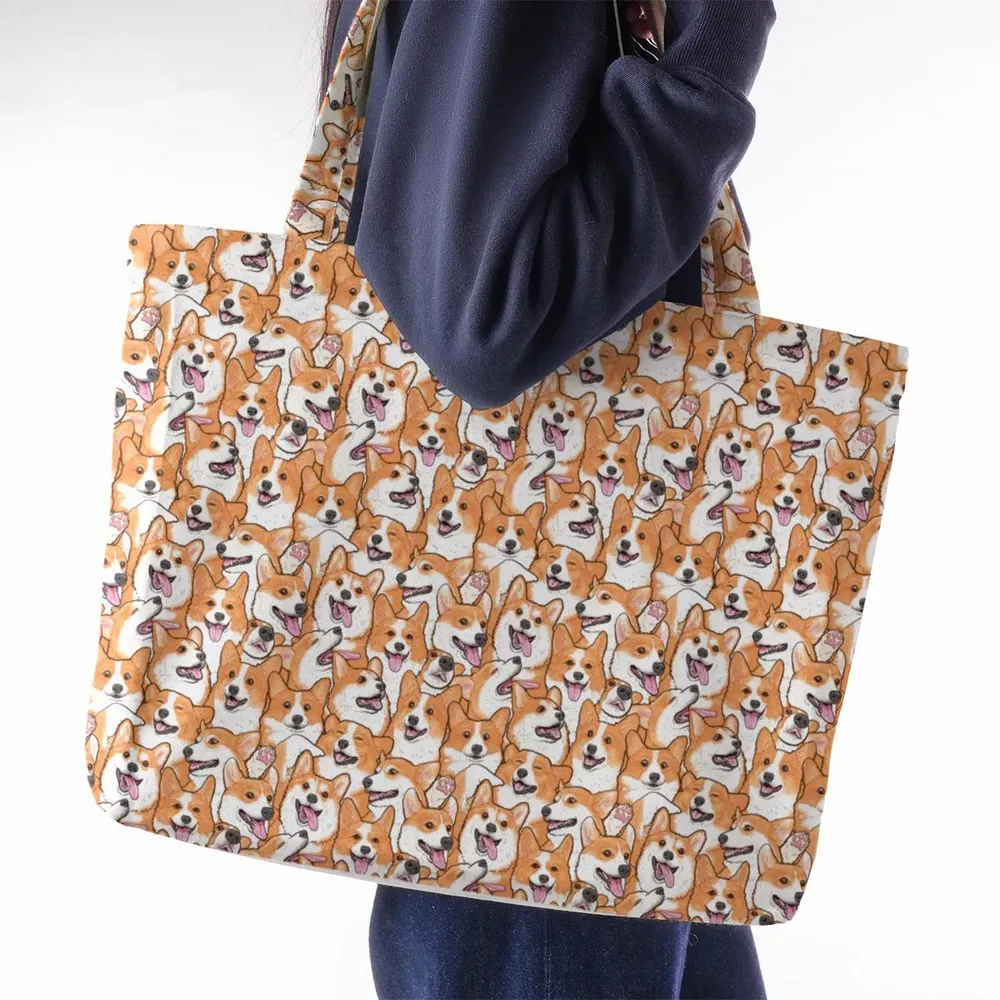 That's a lot of Corgi Large Tote Bag - 2