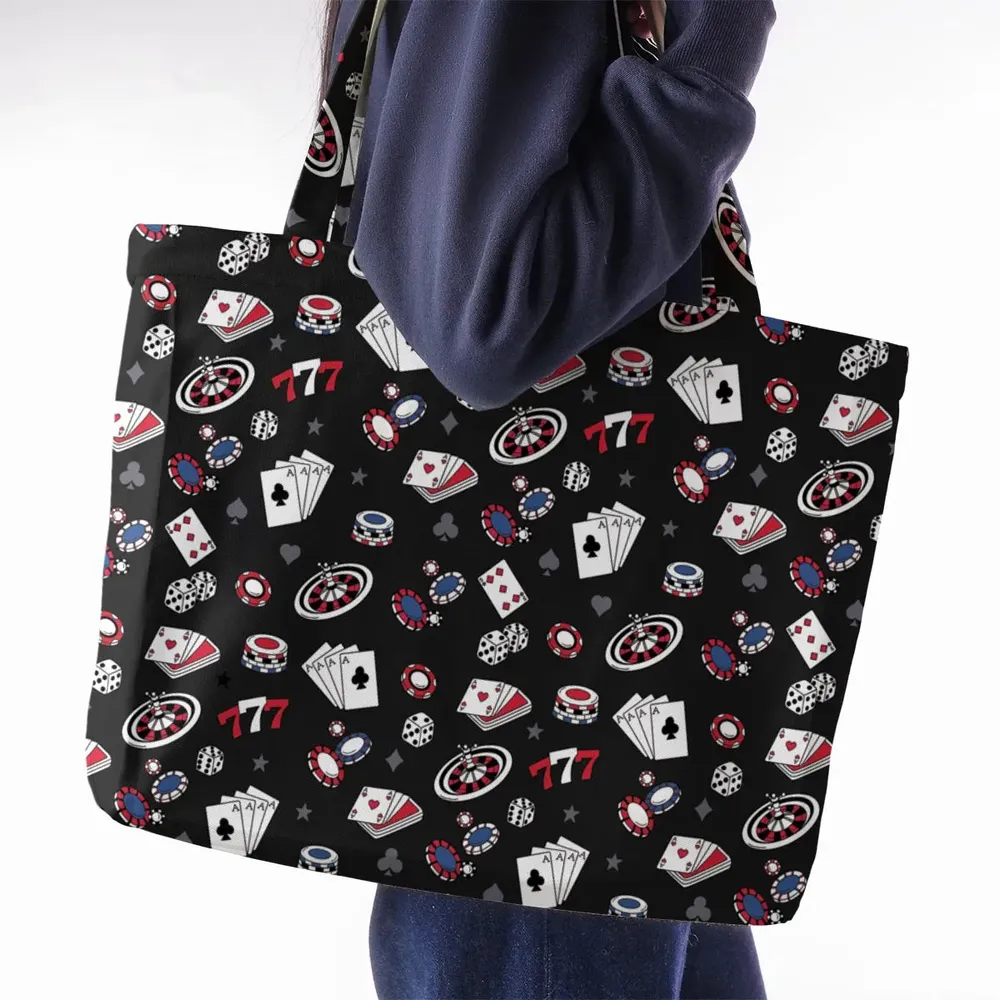 Poker Texas Hold’em Large Tote Bag - 2
