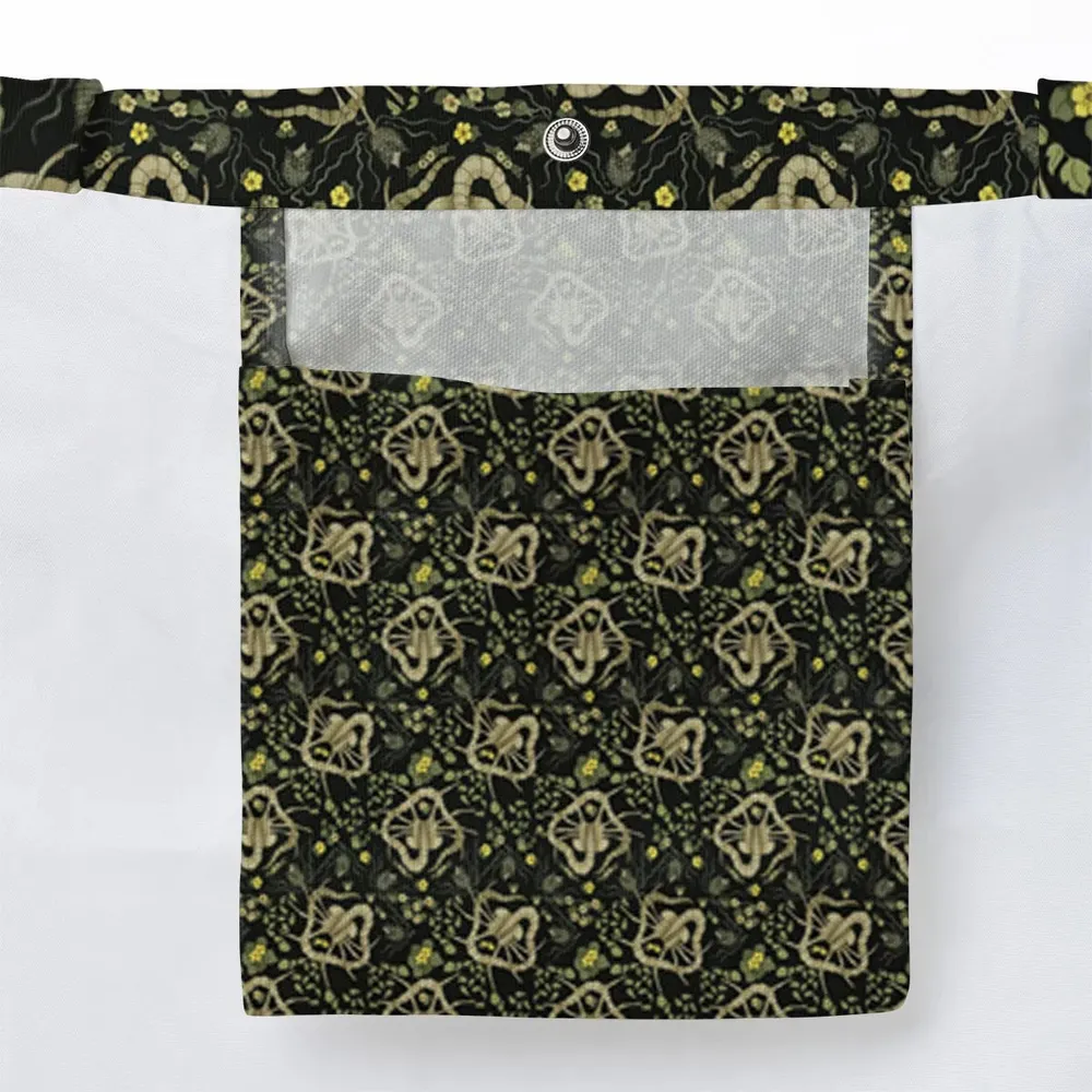 Facehugger Flower Pattern Alien Large Tote Bag - 3