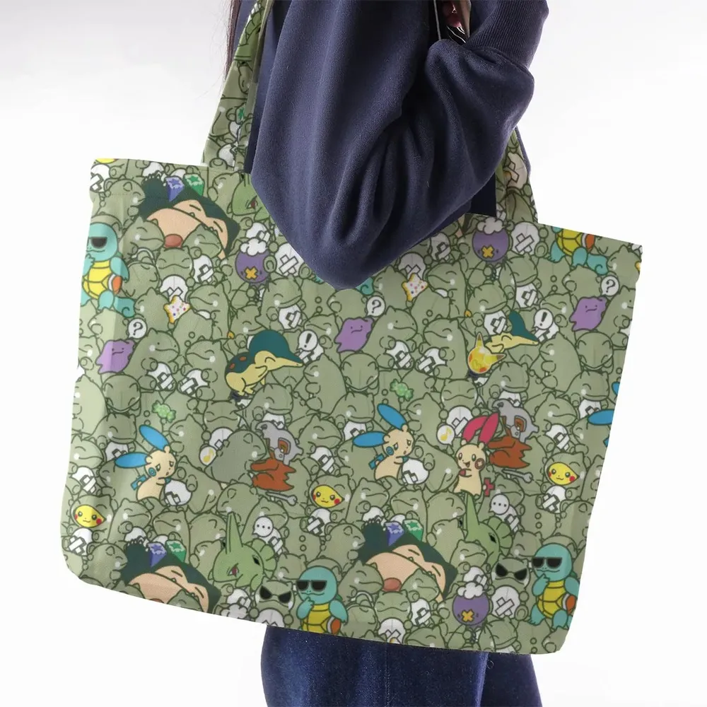Epic Pokemon Pattern Large Tote Bag - 2