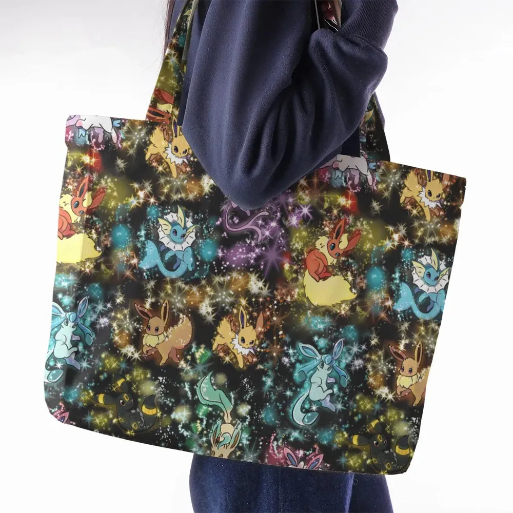Eevee Evolution in the Galaxy Large Tote Bag - 2