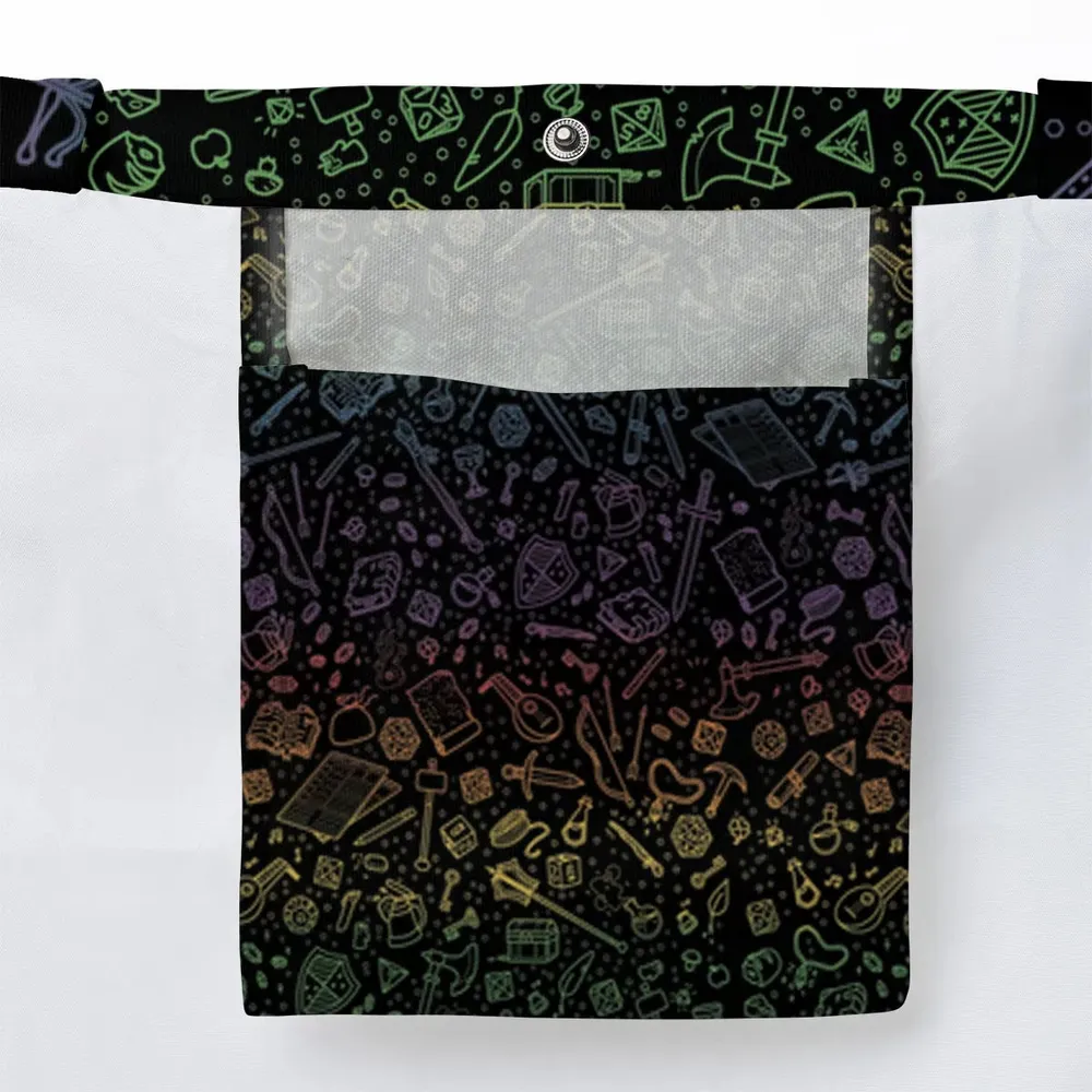 DnD Tabletop RPG Pattern Large Tote Bag - 3