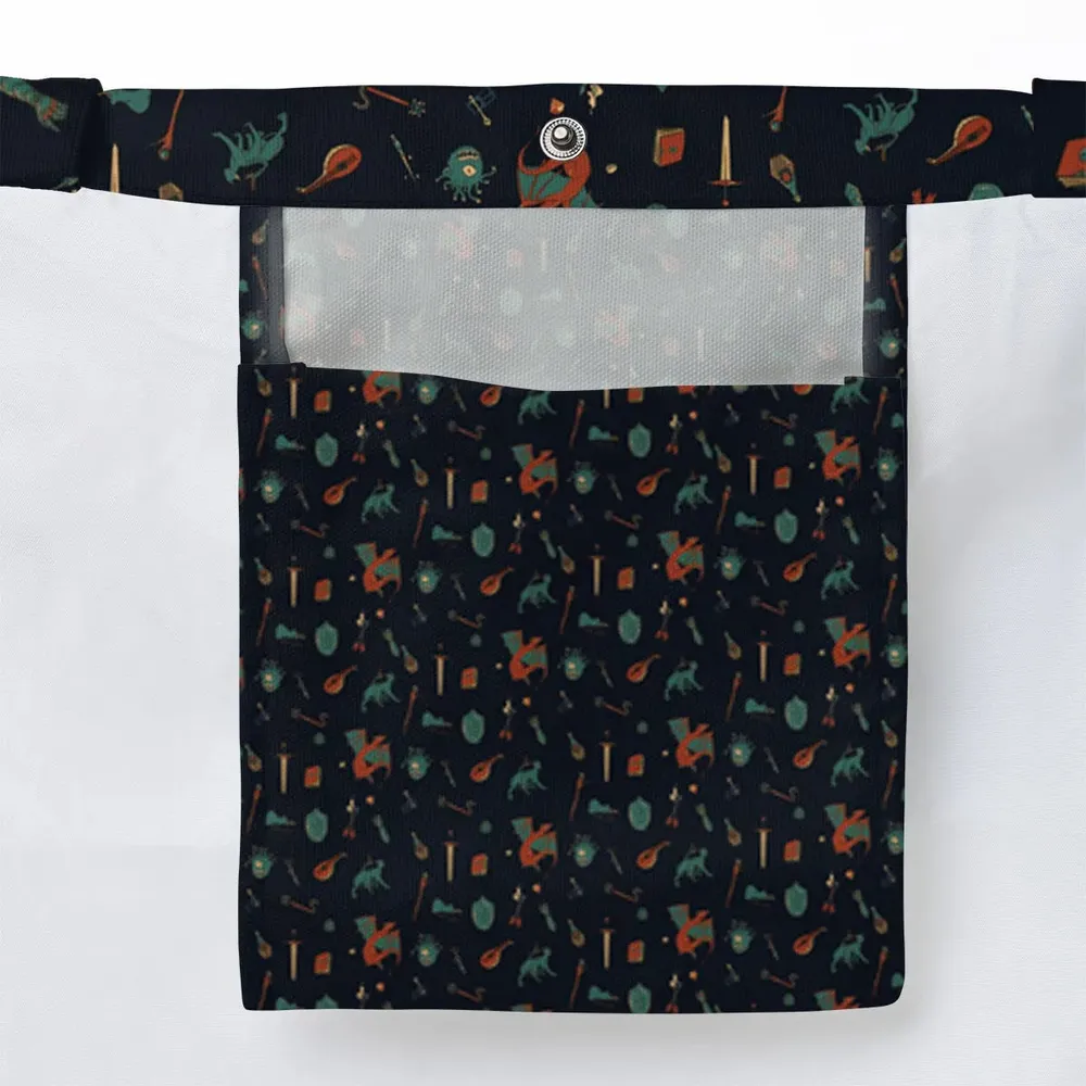 DnD Items and Monsters Pattern Large Tote Bag - 3
