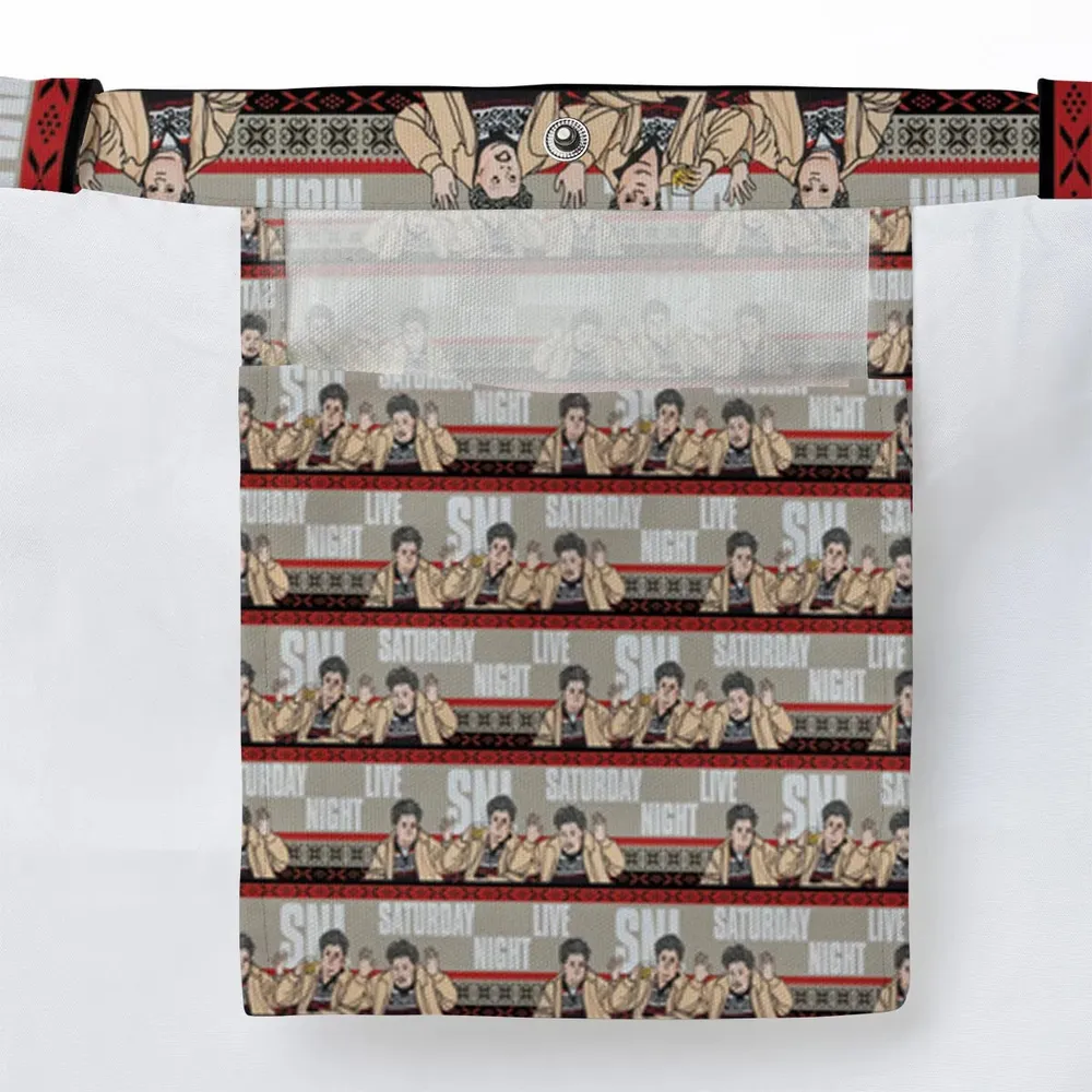 Drunk Uncle on the Holidays SNL Saturday Night Live Large Tote Bag - 3