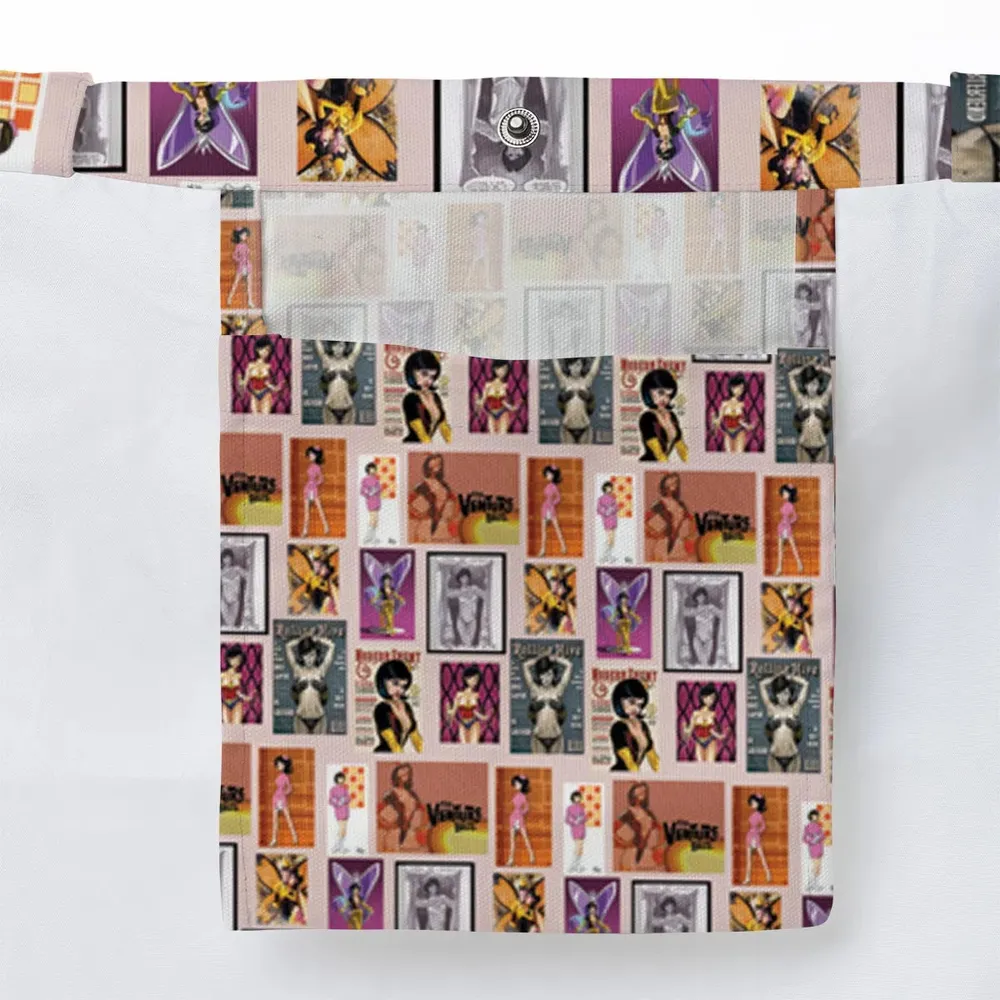 Dr. Mrs. The Monarch The Venture Bros. Magazine Poses Large Tote Bag - 3