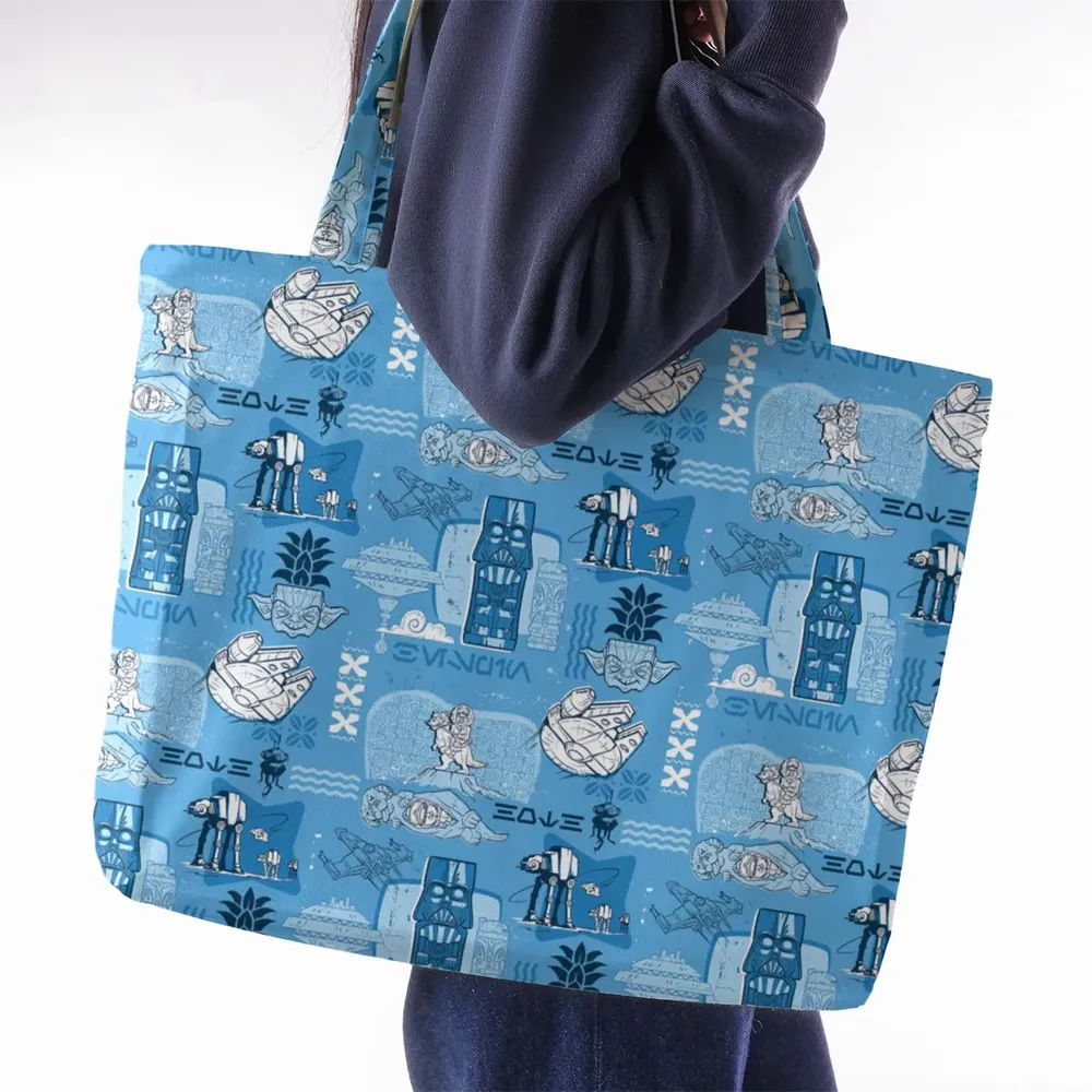 Dark Side Star Wars Tiki Shack Large Tote Bag - 2