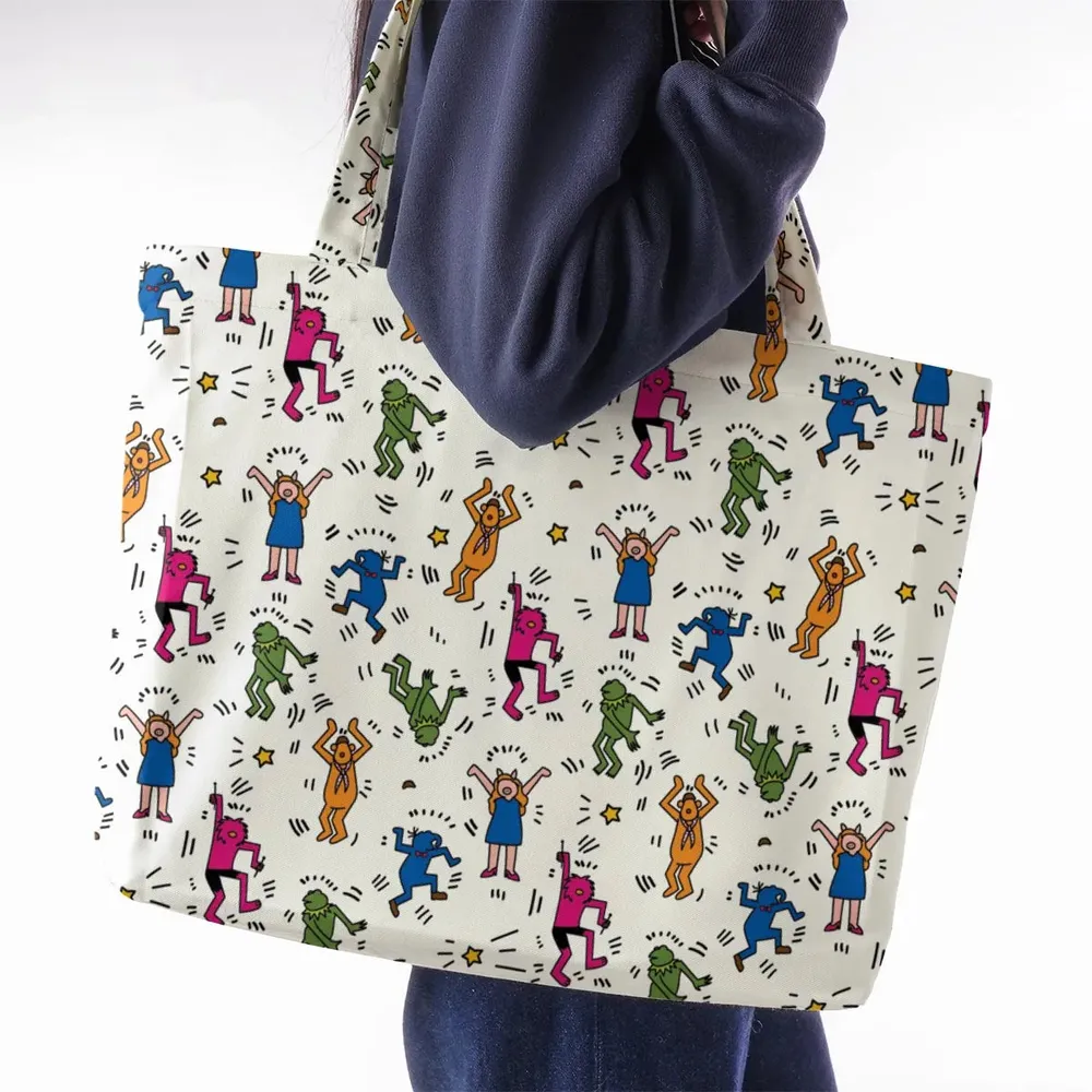 Dancing Muppets The Muppets Characters Large Tote Bag - 2