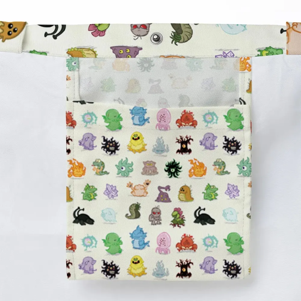Cute Monsters H. P. Lovecraft Large Tote Bag - 3