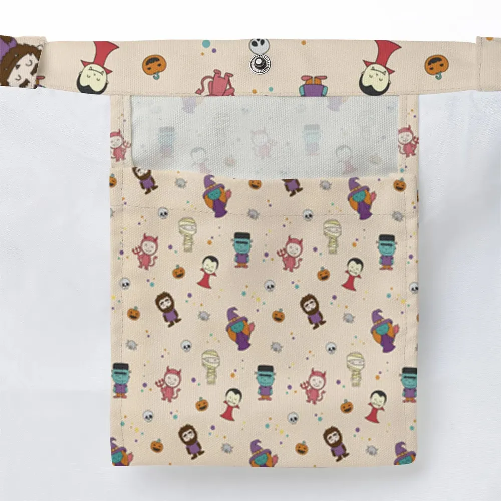 Cute Halloween Characters Pattern Large Tote Bag - 3