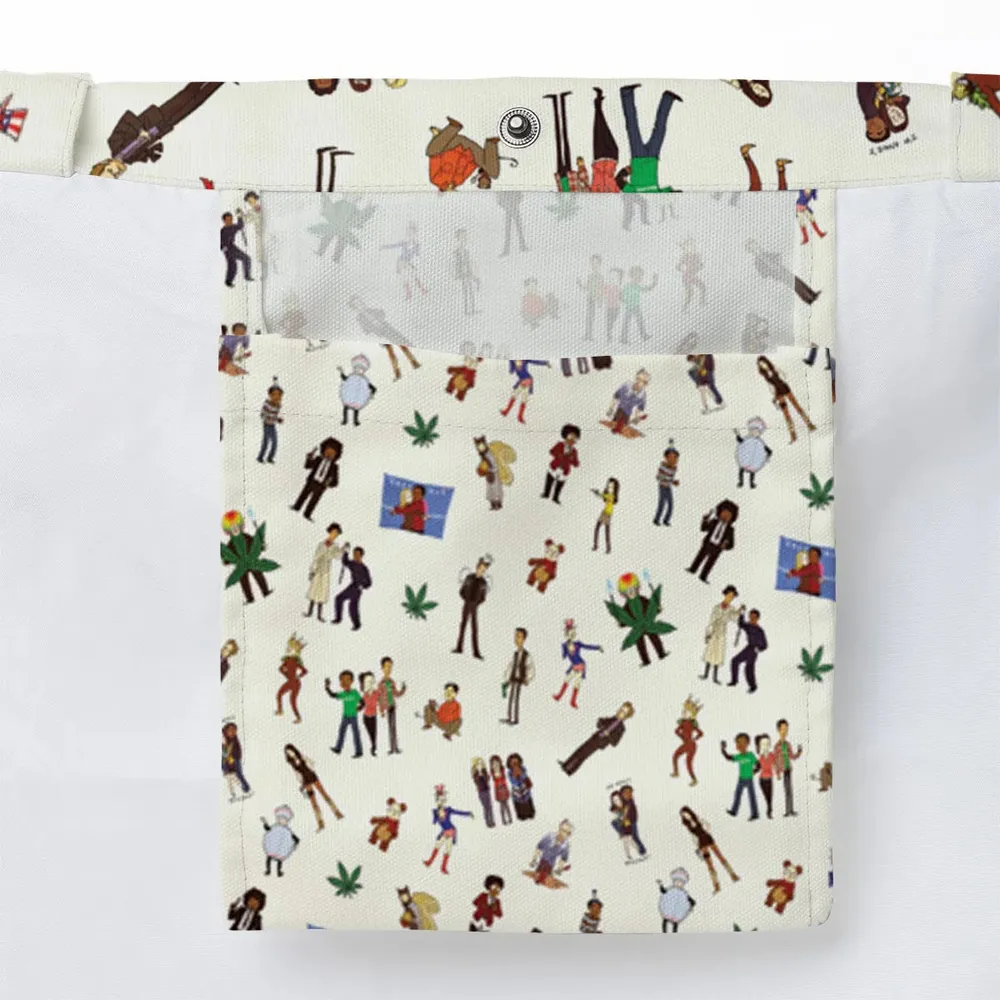 Community Characters Costumes Pattern Large Tote Bag - 3
