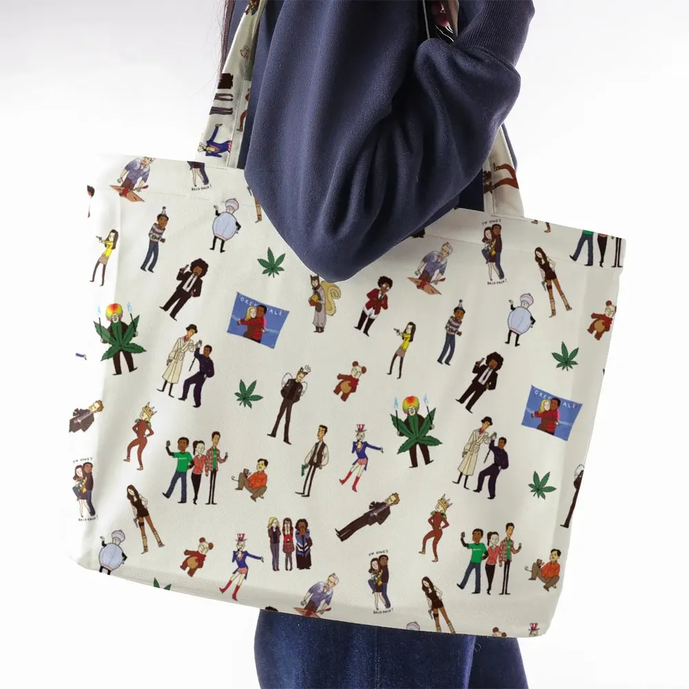 Community Characters Costumes Pattern Large Tote Bag - 2