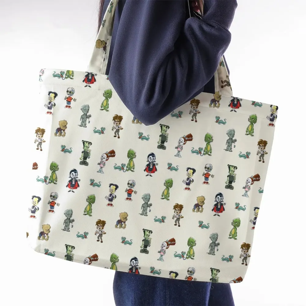 Classic Universal Monster Babies Large Tote Bag - 2
