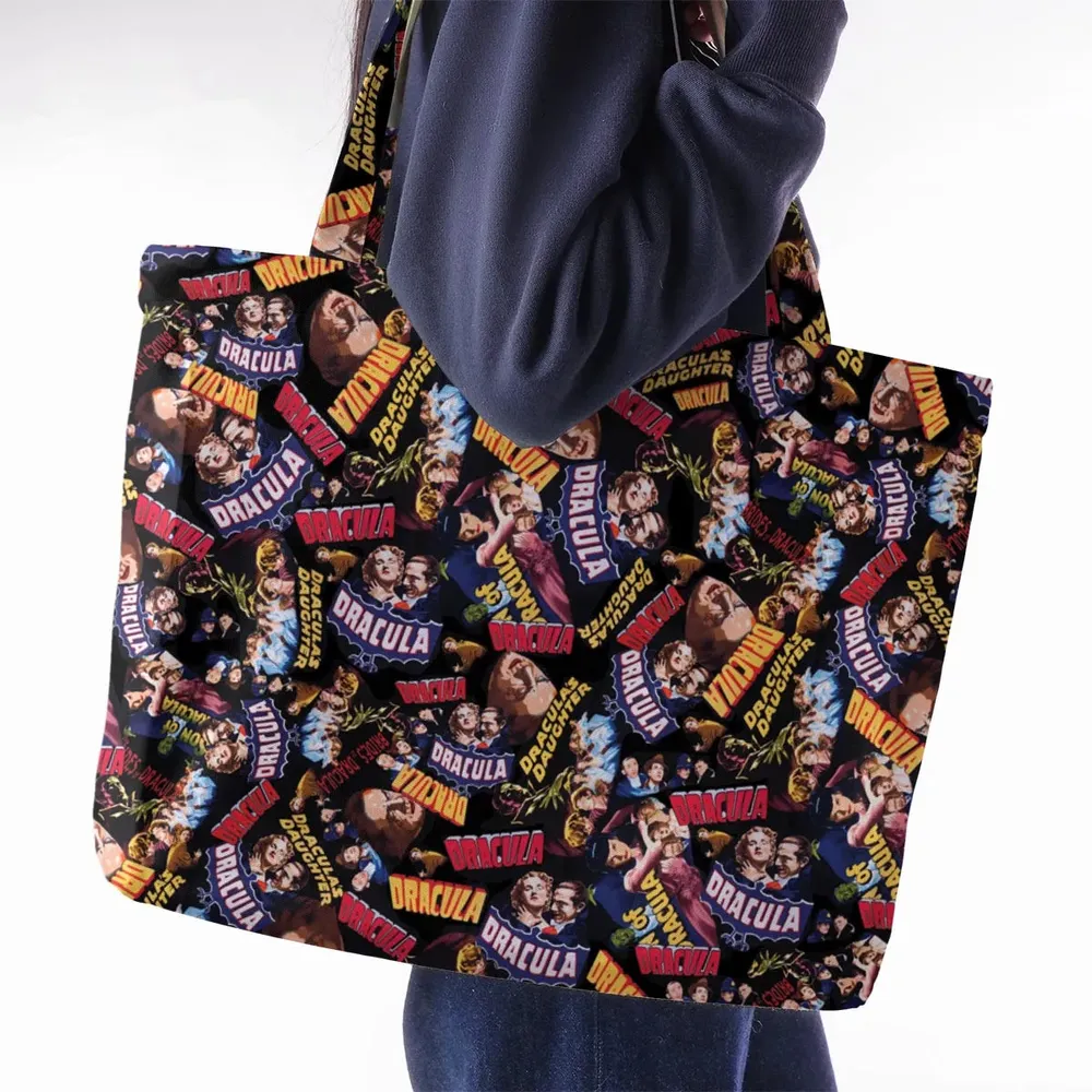 Classic Horror Films Large Tote Bag - 2