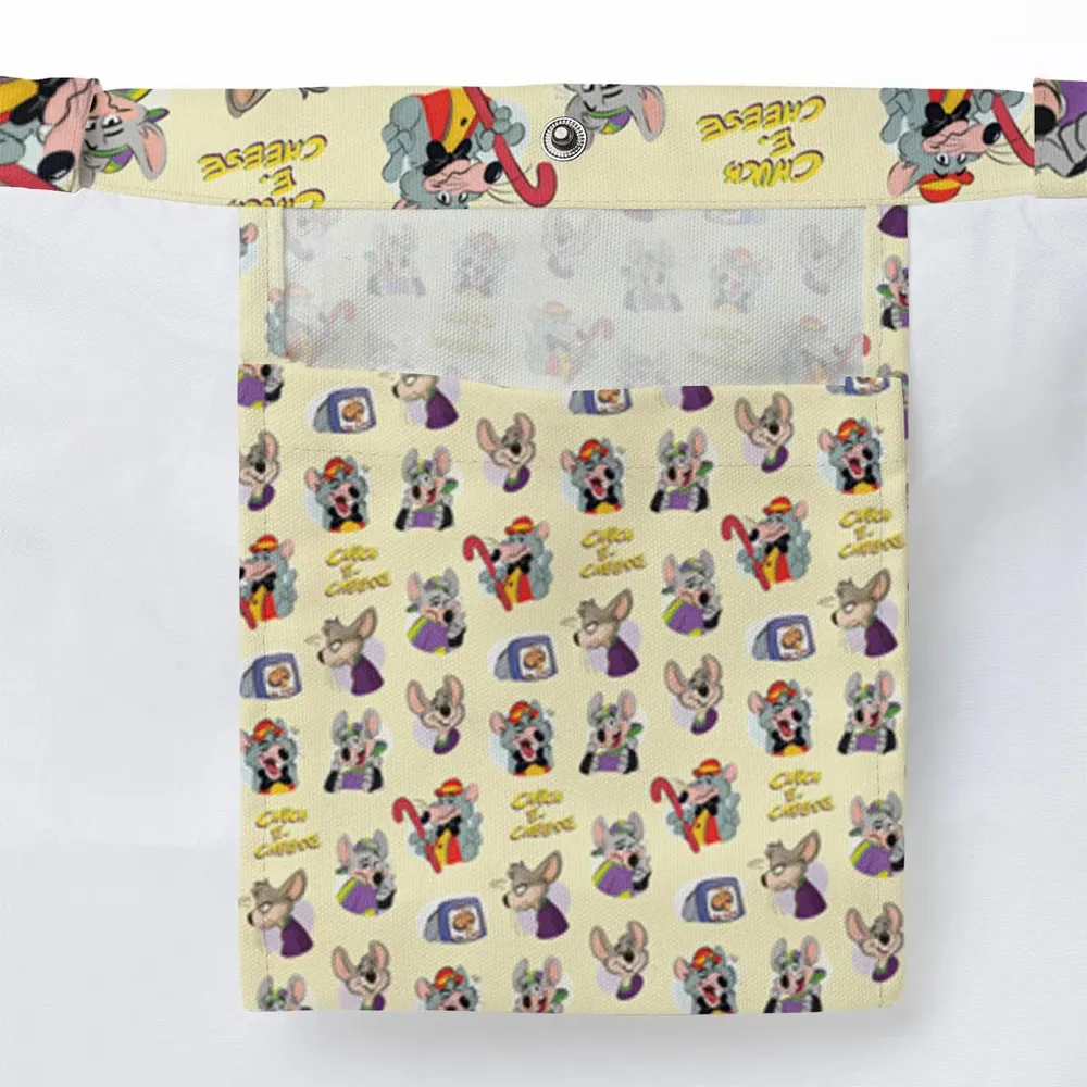 Chuck E. Cheese Pattern Large Tote Bag - 3