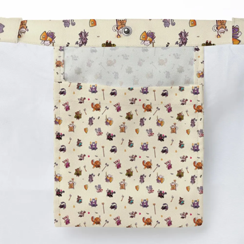 Cats In DnD Pattern Large Tote Bag - 3
