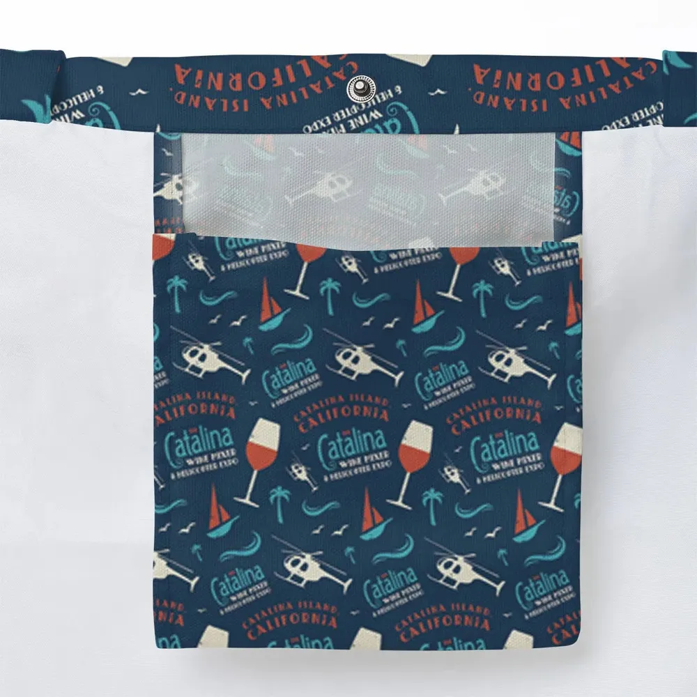 Catalina Wine Mixer Pattern Large Tote Bag - 3