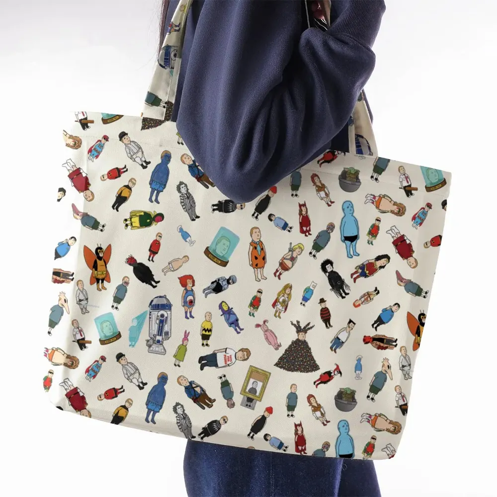 Bobby Hill King Of The Hill Pattern Large Tote Bag - 2