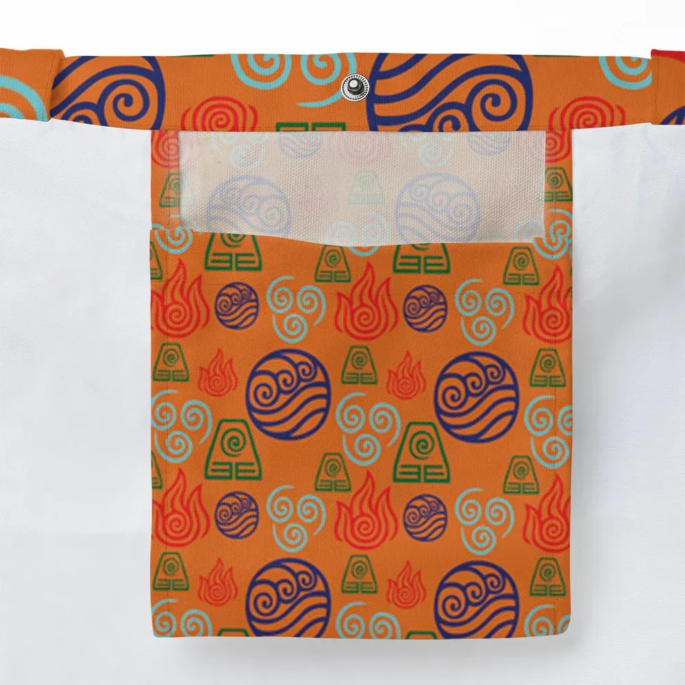 Bending Elements Avatar Button Up Large Tote Bag - 3
