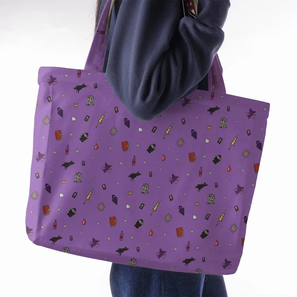 Barovia Dungeons and Dragons Pattern Large Tote Bag - 2