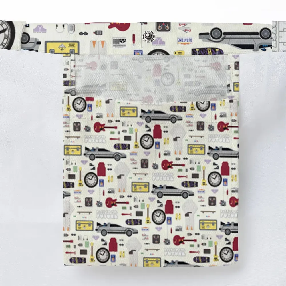 Back to the Future Pattern Large Tote Bag - 3