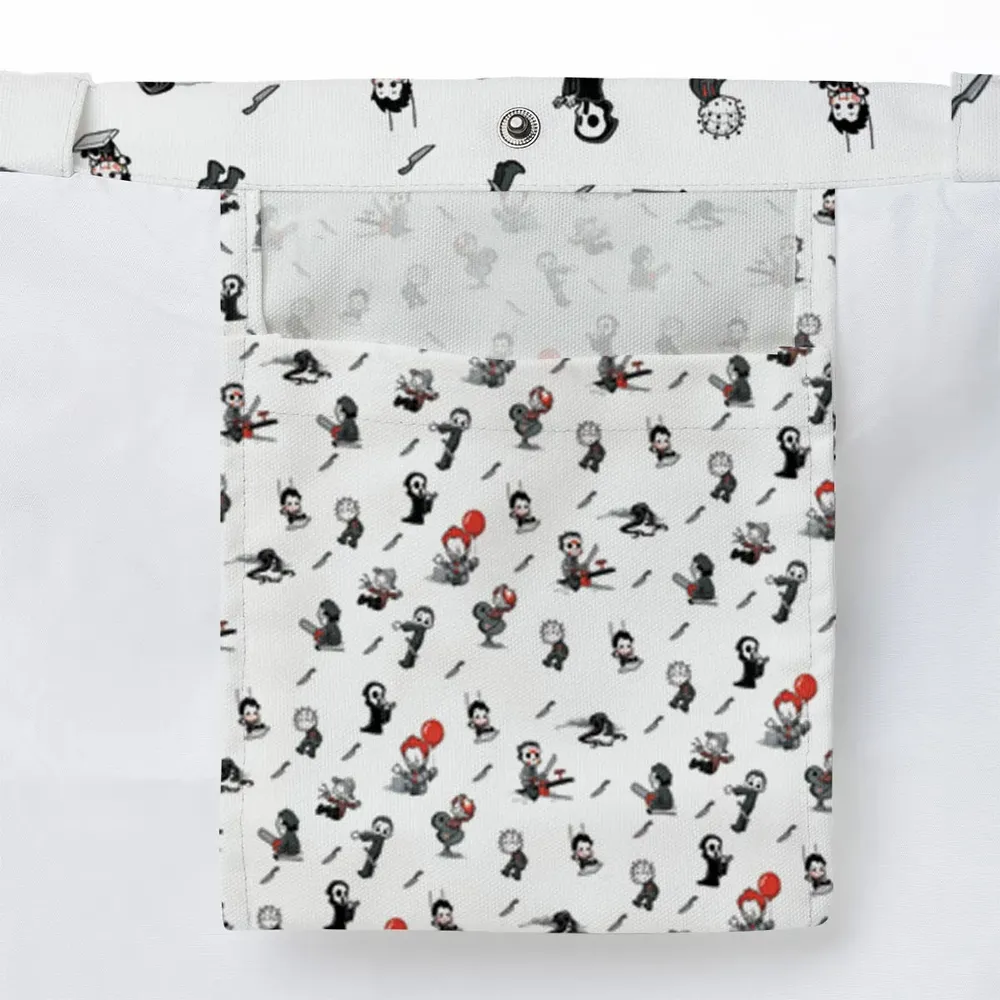 Baby Horror Characters Pattern Large Tote Bag - 3