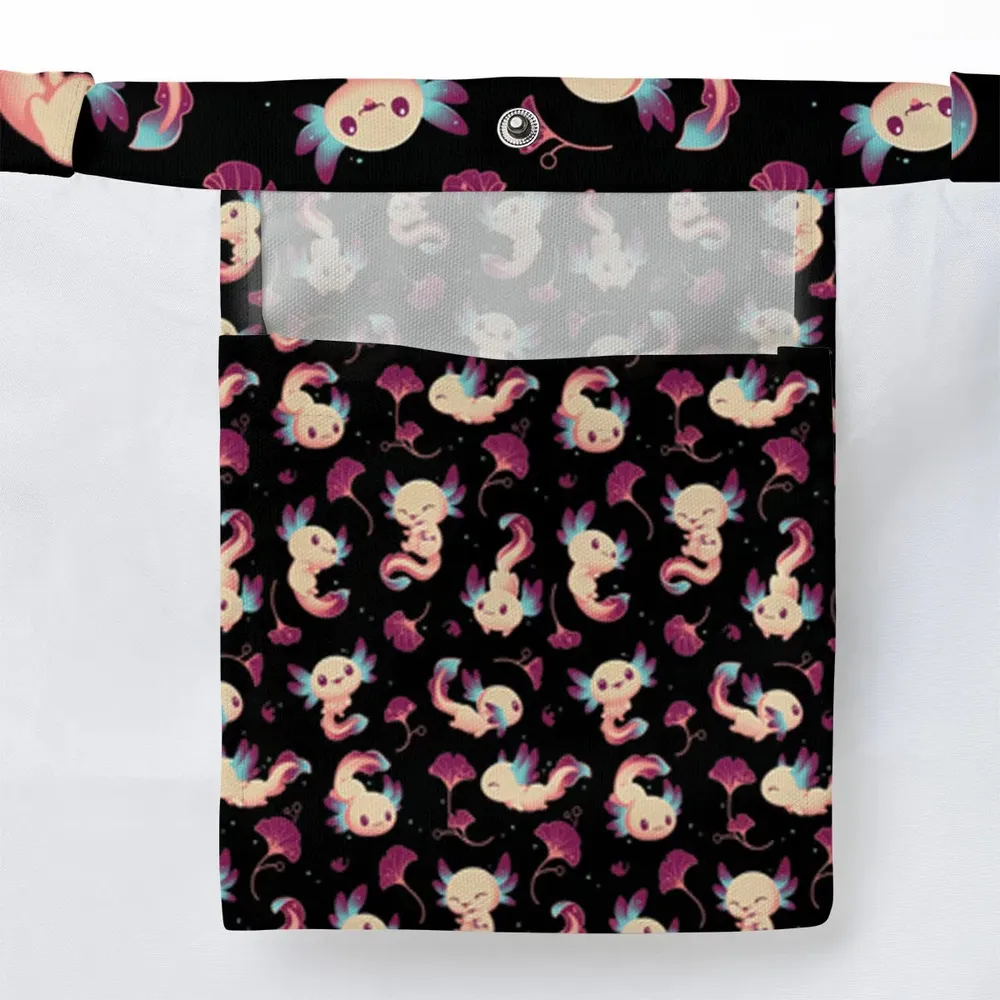 Axolotl Wonders Cute Salamanders Pattern Large Tote Bag - 3