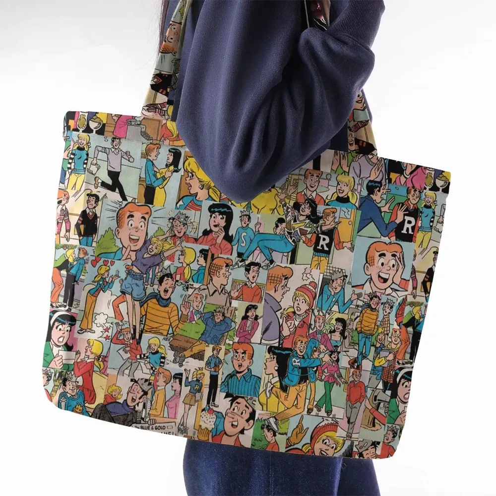 Archie Comics Characters Collage Large Tote Bag - 2