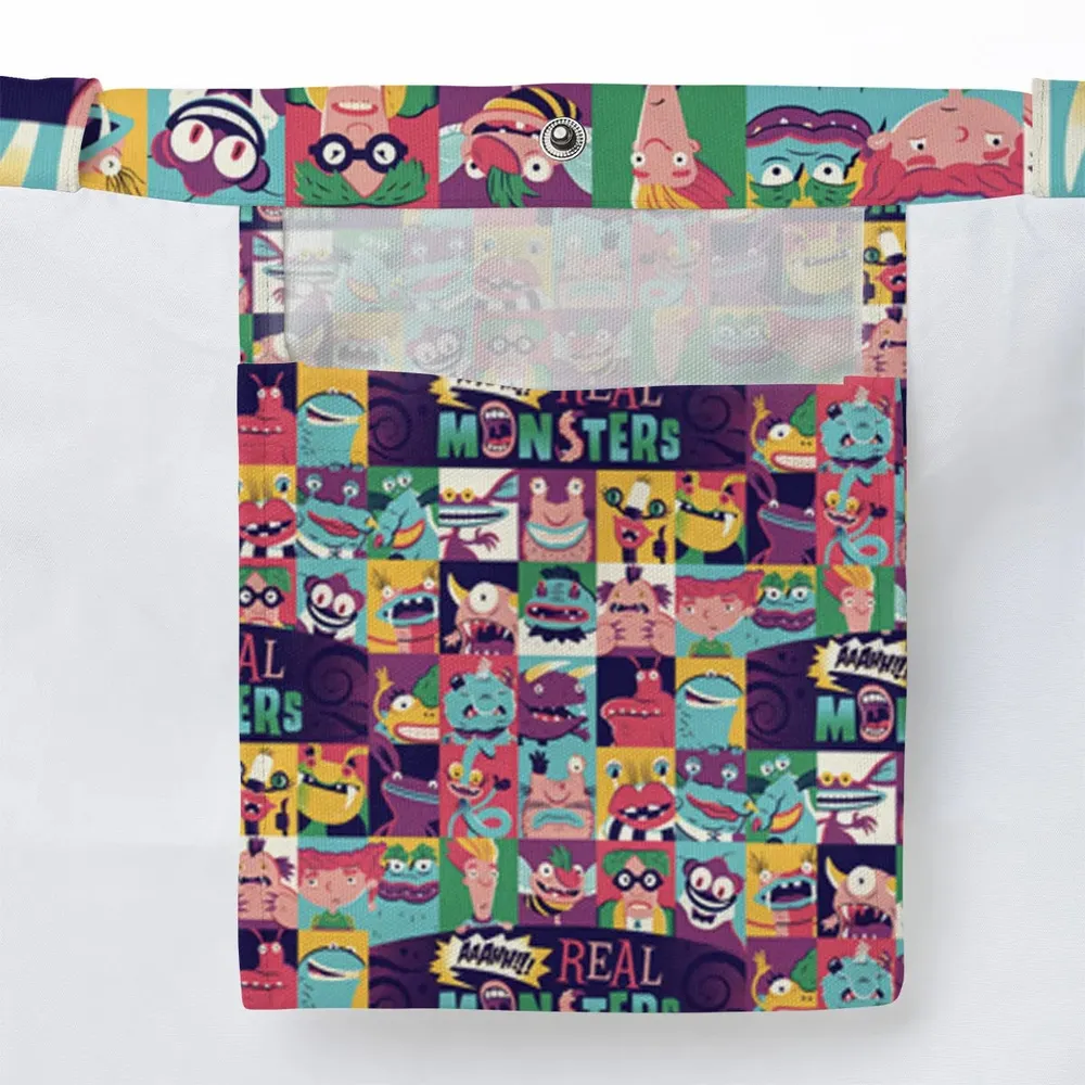 Aaahh!!! Real Monsters Characters Pattern Large Tote Bag - 3