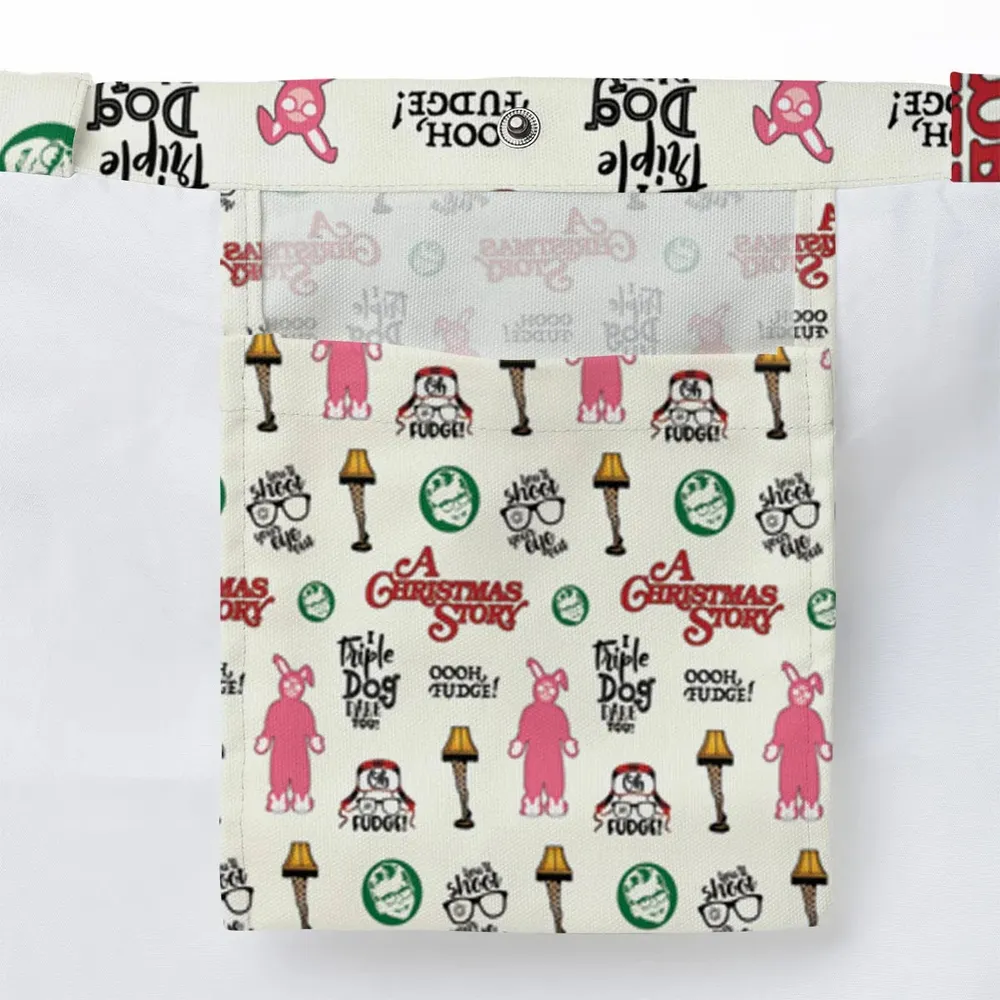 A Christmas Story Pattern Large Tote Bag - 3