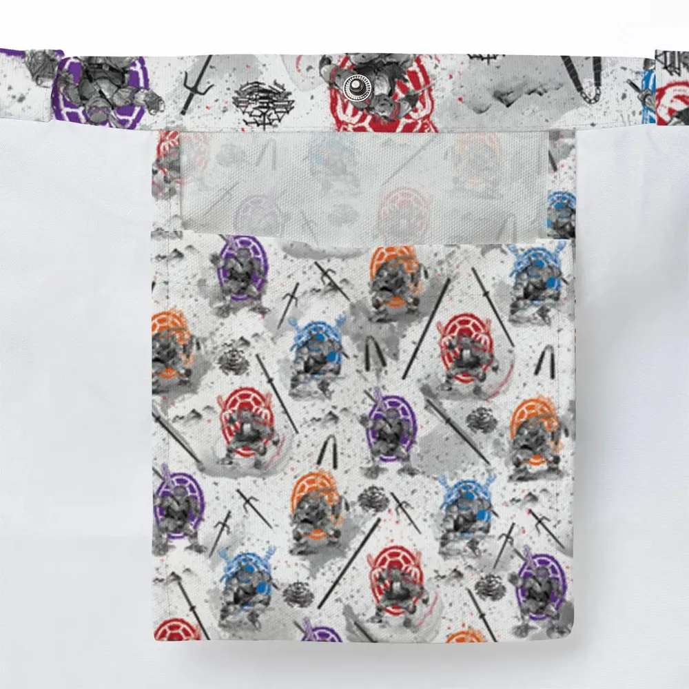 TMNT Characters Sumi-E Pattern Large Tote Bag - 3