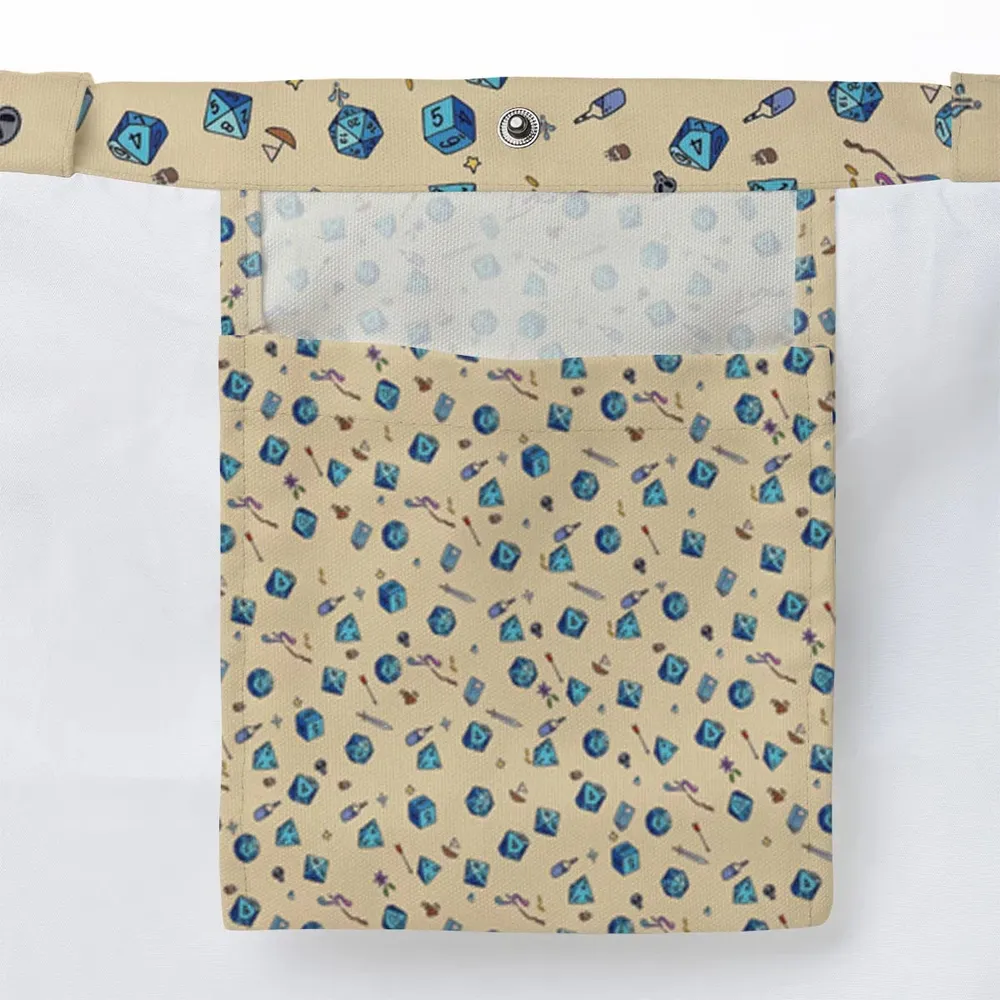 RPG DND Dices Pattern Large Tote Bag - 3