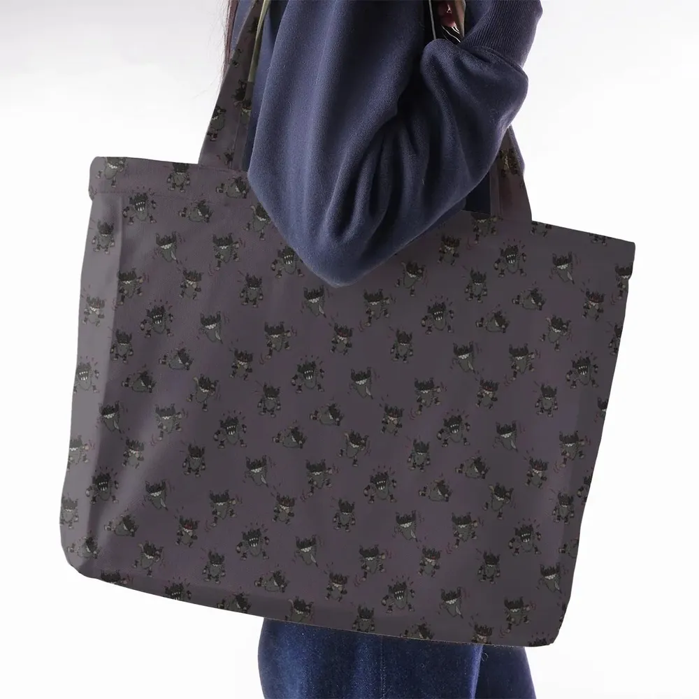 Perrrrrserker Pokemon Pattern Large Tote Bag - 2