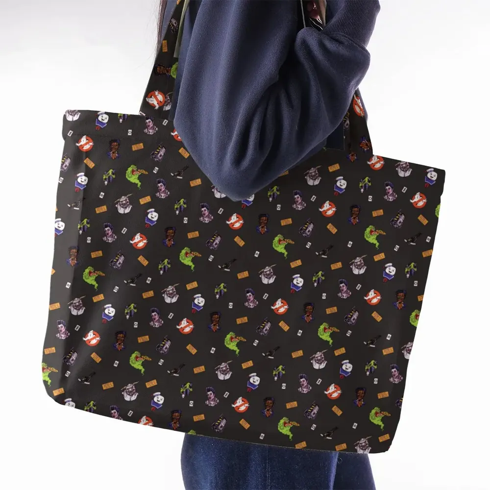 Ghostbusters Pattern Large Tote Bag - 2
