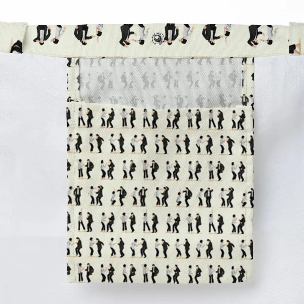 Mia Wallace and Vincent Vega Dance Pulp Fiction Large Tote Bag - 3