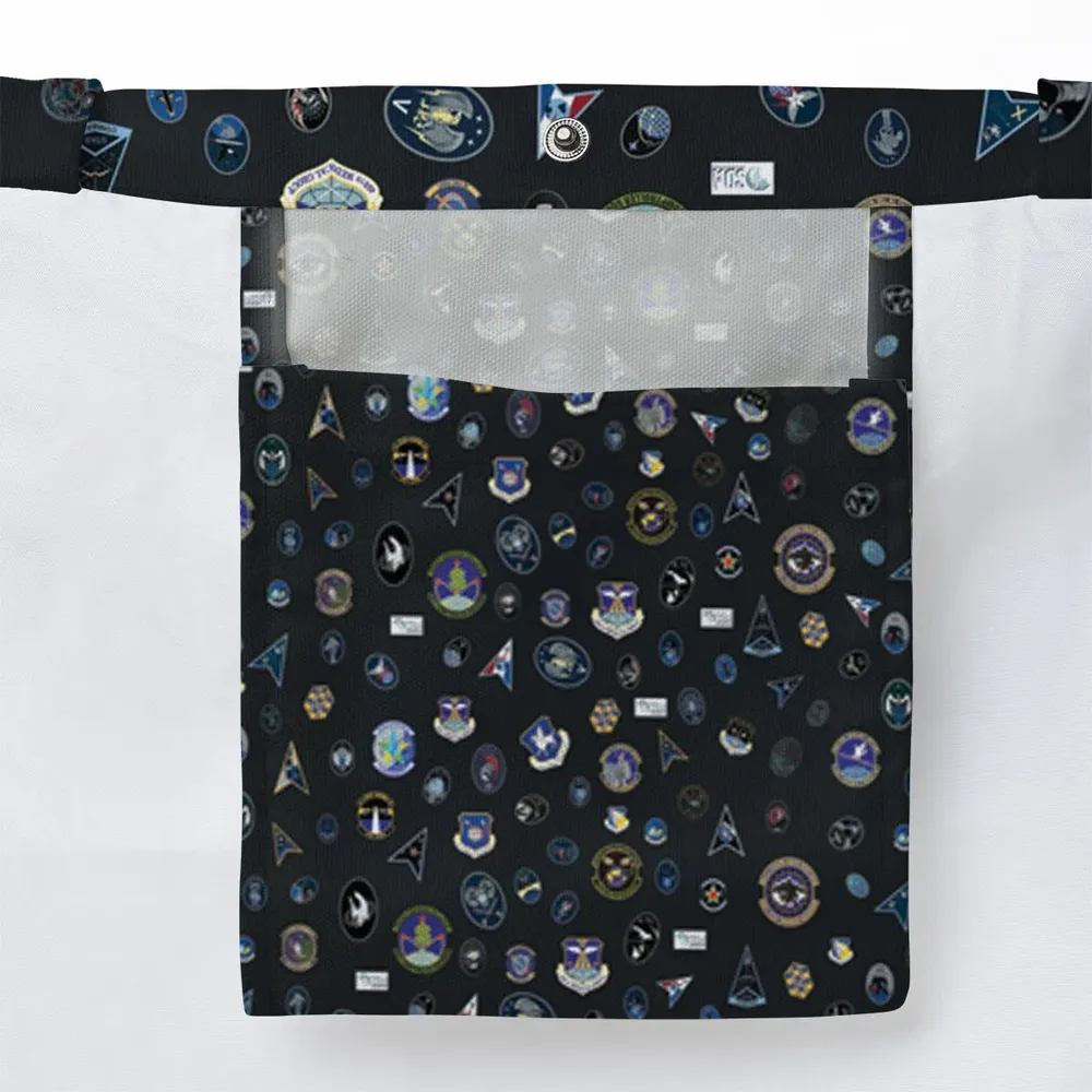 Space Force Squadron Pattern Large Tote Bag - 3
