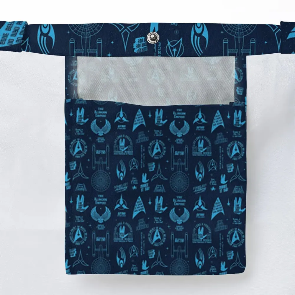 Trekkie Star Trek Pattern Large Tote Bag - 3