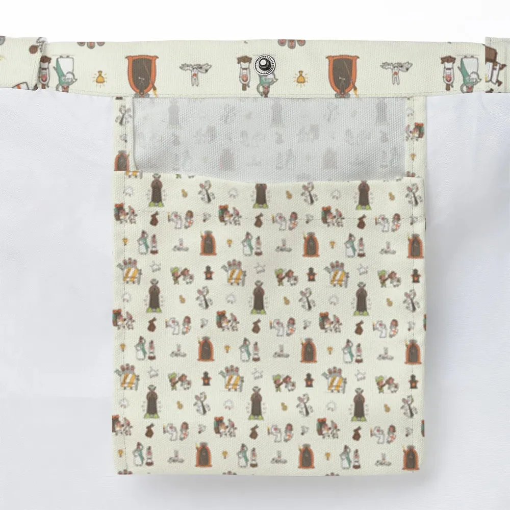 The Holy Grail Pattern Monty Python Button Down Large Tote Bag - 3