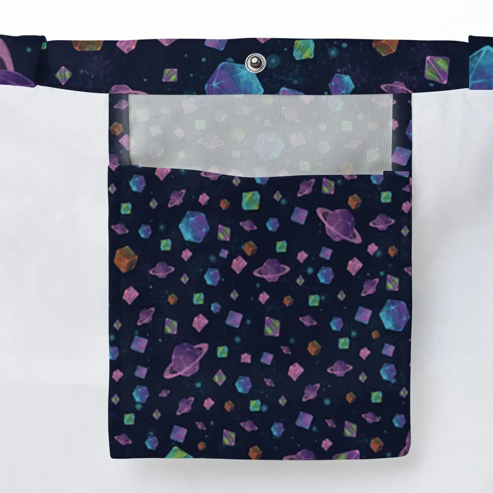 Galaxy Of Dices DnD Pattern Large Tote Bag - 3