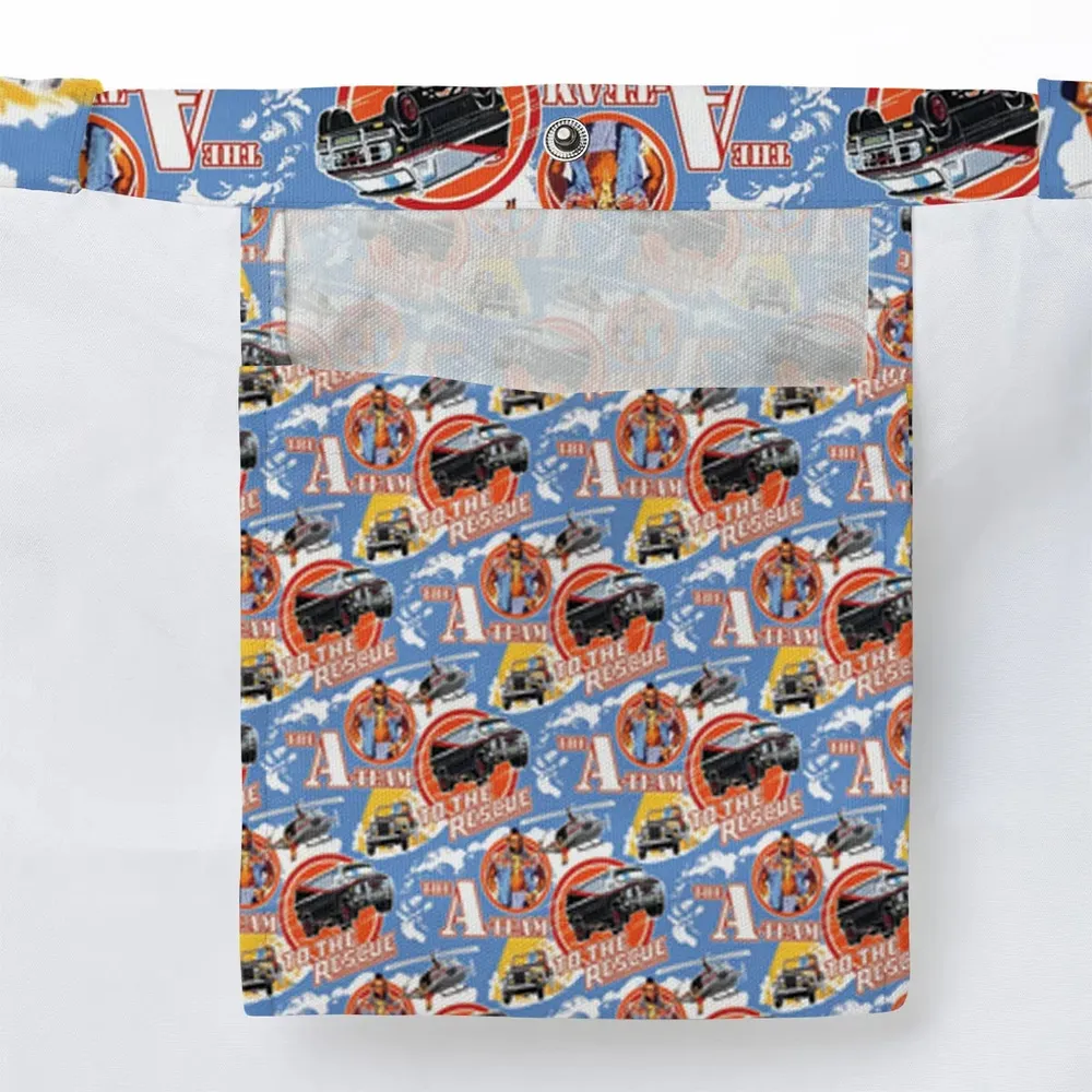 To The Rescue The A Team Pattern Large Tote Bag - 3