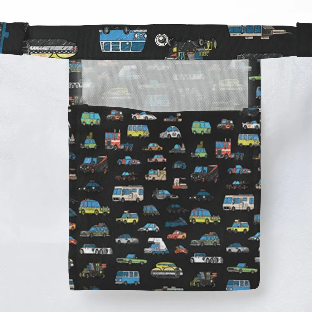Movie Cars Pattern Large Tote Bag - 3