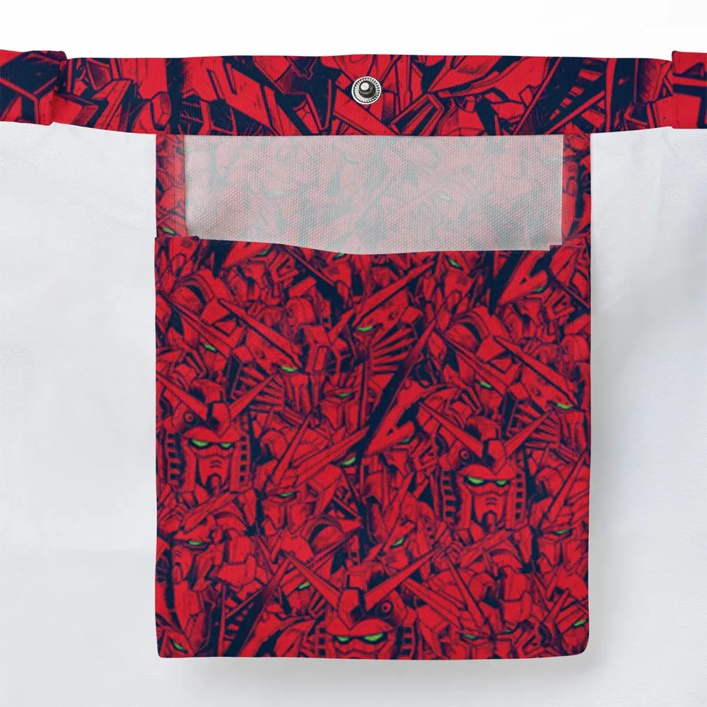 Gundam Camo Magenta Gundam Large Tote Bag - 3