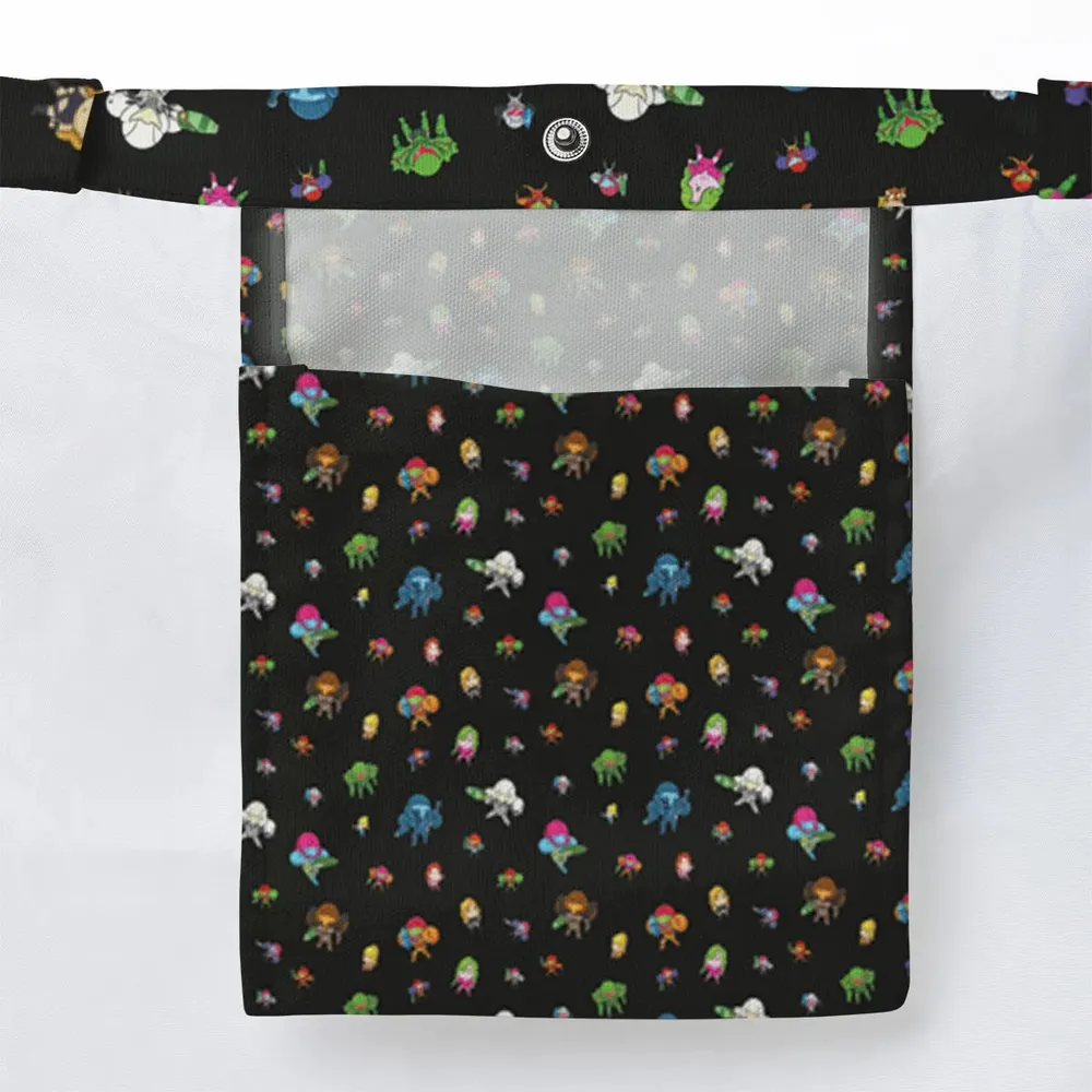 Metroid Pattern Large Tote Bag - 3