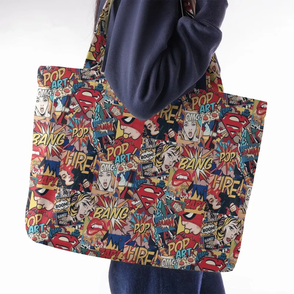 Pop Art Large Tote Bag - 2