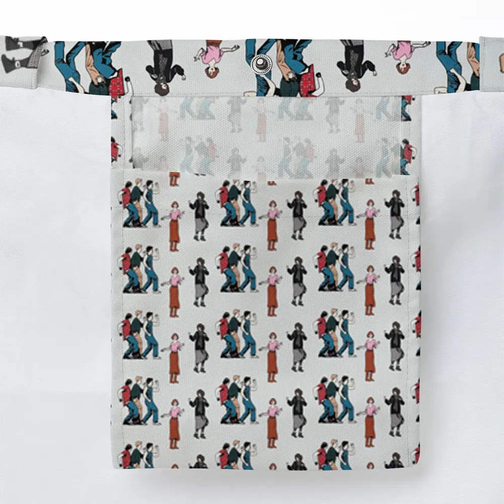 The Breakfast Club Characters Pattern Large Tote Bag - 3