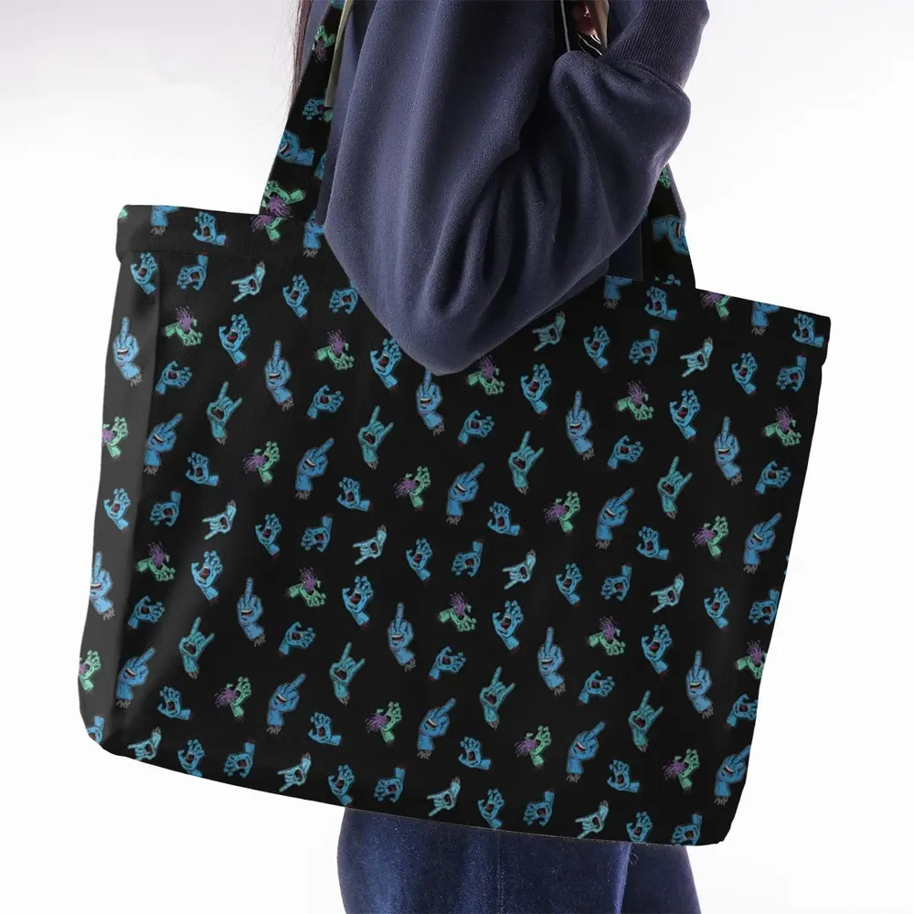 Santa Cruz Screaming Hand Large Tote Bag - 2